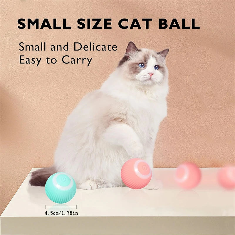 Smart Dog Toys Ball Electronic Interactive Pet Toy Moving Ball USB Automatic Moving Bouncing for Puppy Birthday gift Cat Product by HARMONYA STORE