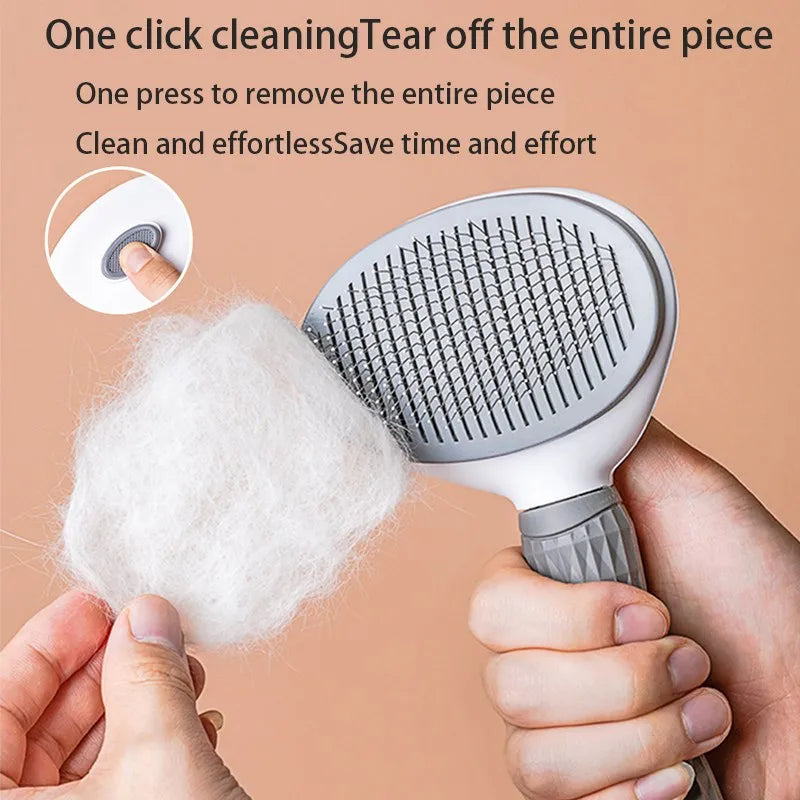 Pet Dog Hair Brush Cat Comb Pet Hair Remover Brush for Dogs Cats Puppy Kitten Grooming Tools Dogs Accessories Pet Supplies by HARMONYA STORE