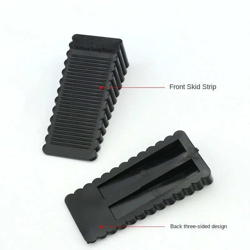 Safety Silicone Door Stop Block Wedge Stop Door Stopper Home Offices Door Rear Retainer Impact Stopper Rubber Stops No Drill by HARMONYA STORE