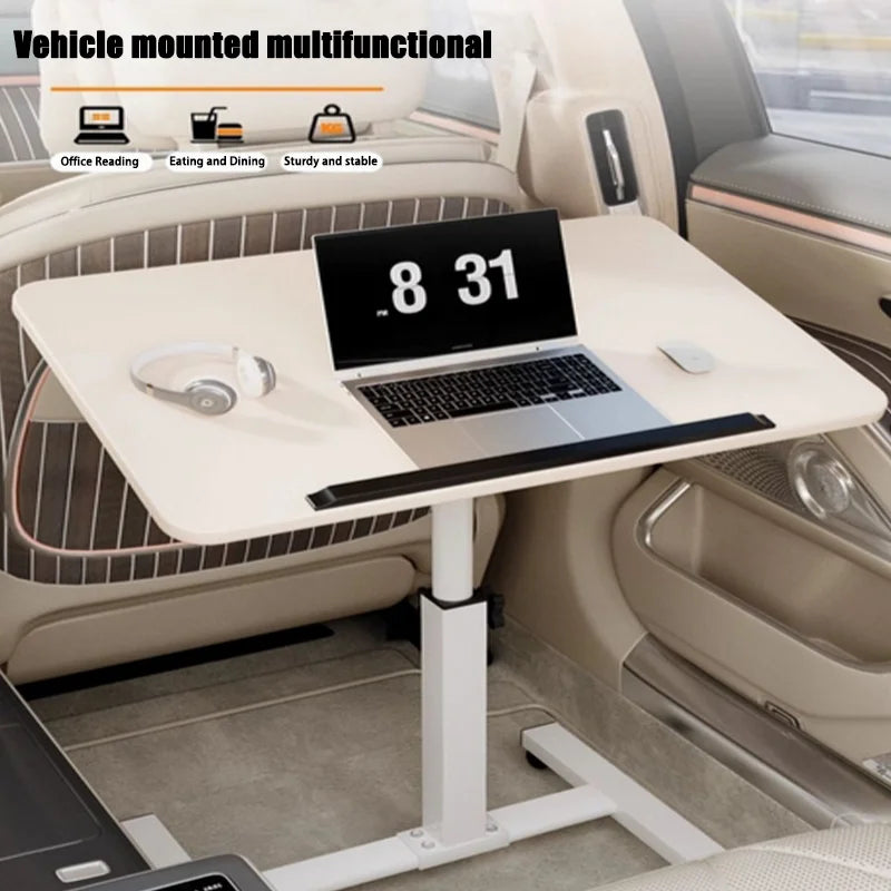 Car Mounted Small Table with Foldable Dining Table Front and Rear Multifunctional Table for Passenger Seat Car Office Desk by HARMONYA STORE