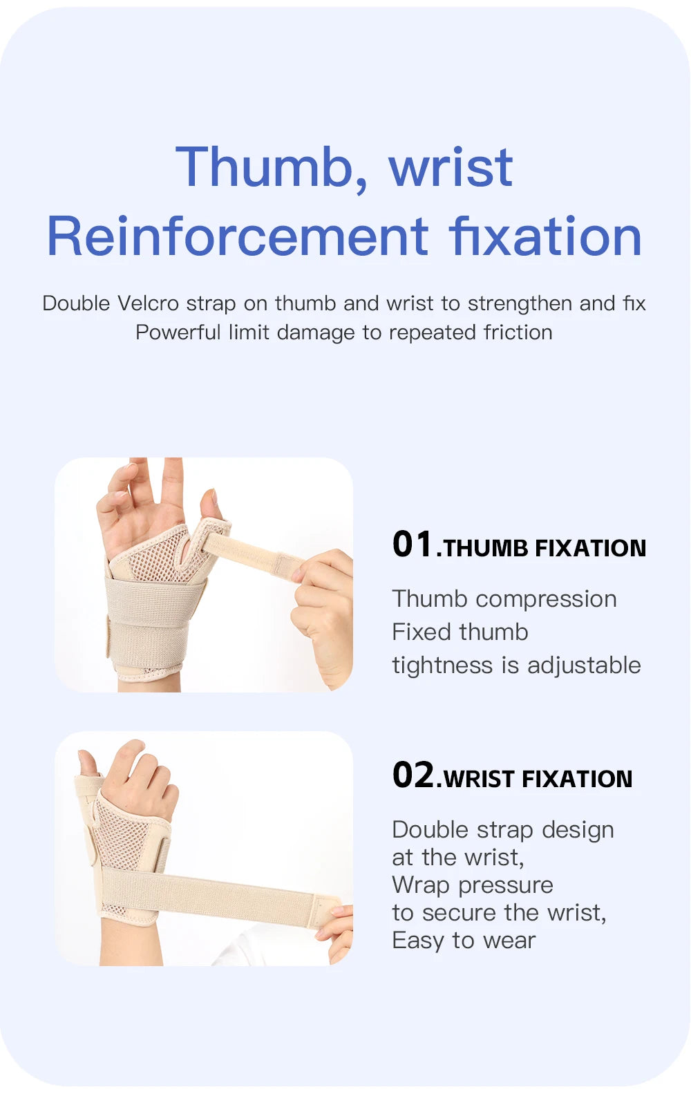 1/2 PC Professional Wrist Support Splint Arthritis Band Belt Carpal Tunnel Wrist Brace Sprain Prevention Wrist Protector Fitnes by HARMONYA STORE