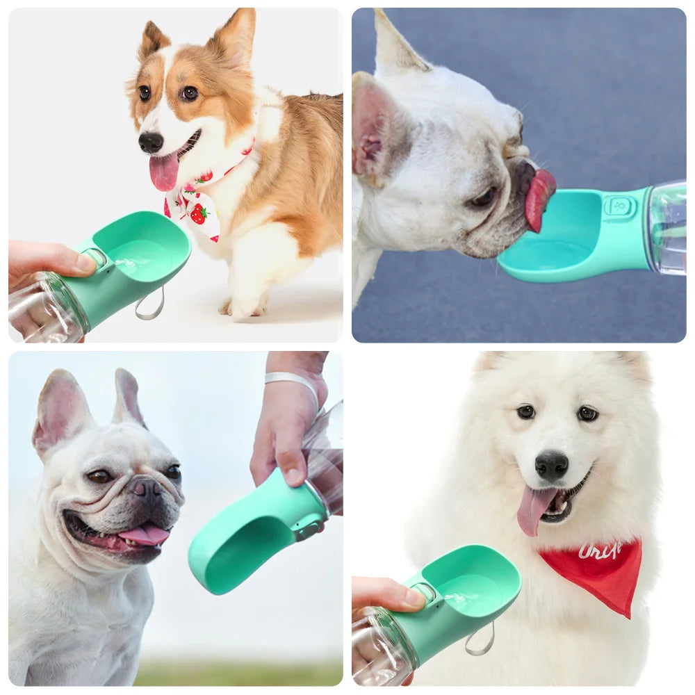 Portable Dog Water Bottle For Small Large Dogs Cat Outdoor Leakproof Walking Drinking Bowls Chihuahua French Bulldog Supplies by HARMONYA STORE