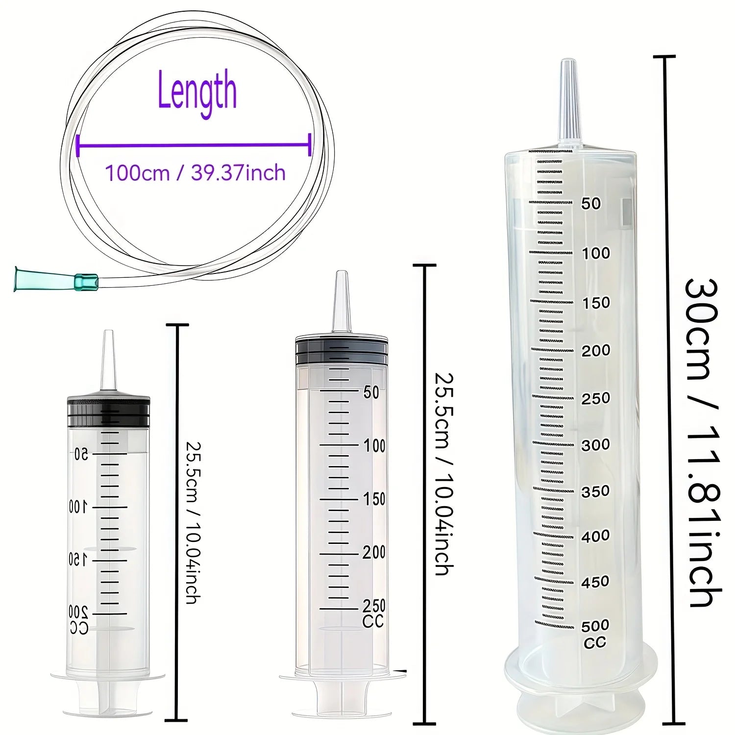 1 set of car water suction/injection tool with syringe by HARMONYA STORE