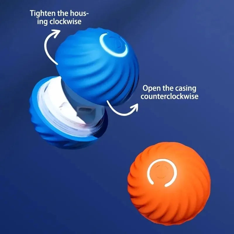 Smart Dog Toys Ball Electronic Interactive Pet Toy Moving Ball USB Automatic Moving Bouncing for Puppy Birthday gift Cat Product by HARMONYA STORE