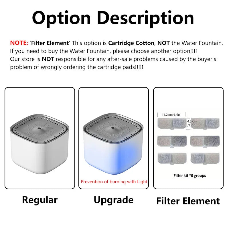 3L Cat Water Fountain Auto Recirculate Filter Large Capacity Filtring Cat Water Drinker USB Electric Mute Cats Water Dispenser by HARMONYA STORE
