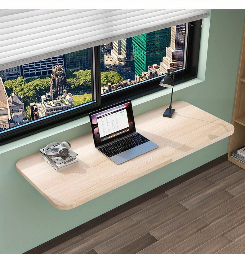1Pc wall-mounted folding table, wall-mounted dining table, wall-mounted, foldable computer table, wall desk, wall table by HARMONYA STORE