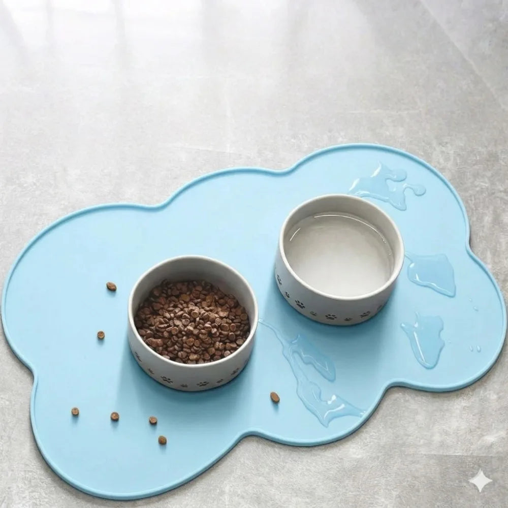 Indoor Pet Mat - Designed for Animals - for Small and Medium-Sized Pets - Compatible with For All Types of Flooring,Dining Mat by HARMONYA STORE