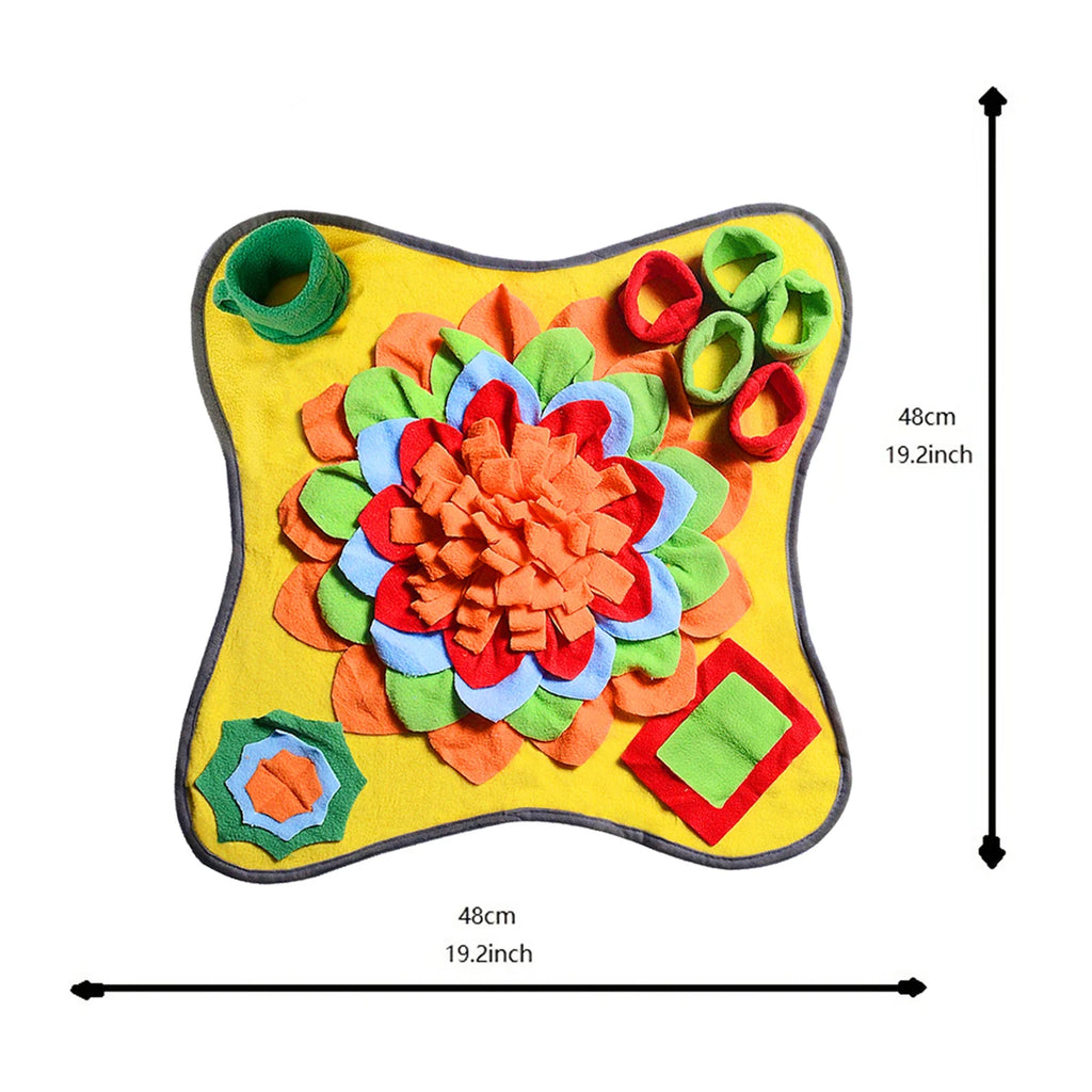 Good Pet Snuffle Mat for Dogs,Interactive Feed Puzzle for Boredom,Encourages Natural Foraging Skills by HARMONYA STORE
