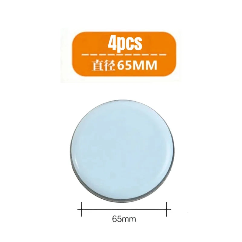 4pcs/set Furniture Leg Slider Pads Anti Scratch Easy Move Heavy Furniture Thickened Moving Pad Anti-abrasion Floor Protector Mat by HARMONYA STORE