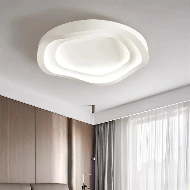 Nordic Bedroom LED Ceiling Lights Home Modern Style Indoor Master Bedroom Lustre Circular Brief Home Decorate Lighting Fixtures by HARMONYA STORE