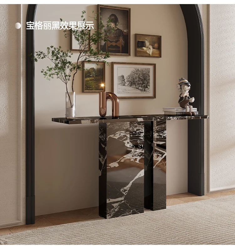 Italian Style Console Tables Hallway Entryway Design Simple Console Tables Modern Luxury Console Meuble Living Room Furniture by HARMONYA STORE