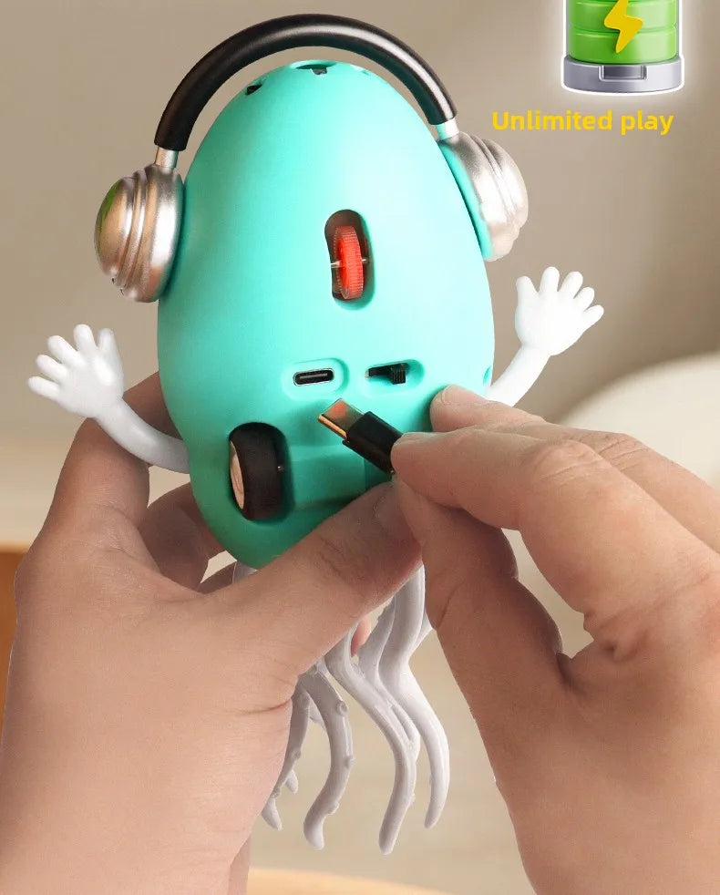 Dancing Octopus Kid Electronic Pet Toys Cartoon Interactive Development Moving Education Toddler Toy Gift Creative birthday gift by HARMONYA STORE