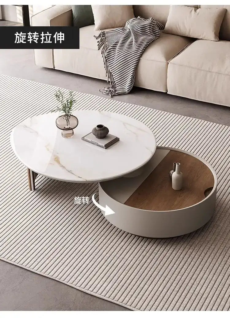Frame Storage Coffee Table Modern Clear Organizer Ornaments Coffee Table Glam Aesthetic Tavolino Da Salotto Home Furniture by DSERS