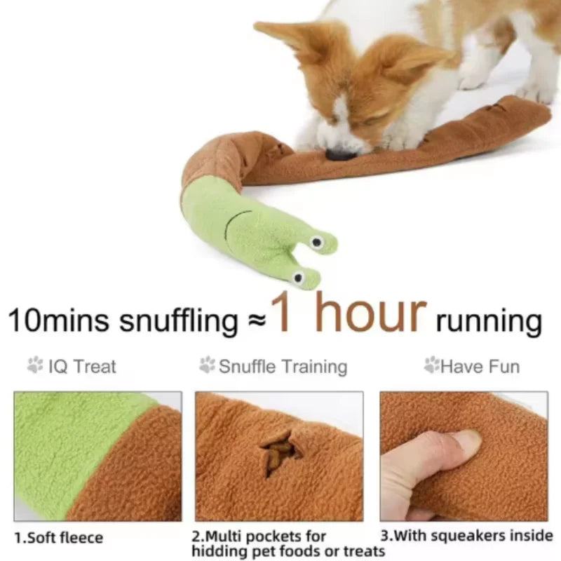 Snail Shaped Pet Toys for Dogs And Cats Odor Hiding Training Puzzles Fun Sniffing Mats - Interactive Play for Cats And Dogs by HARMONYA STORE
