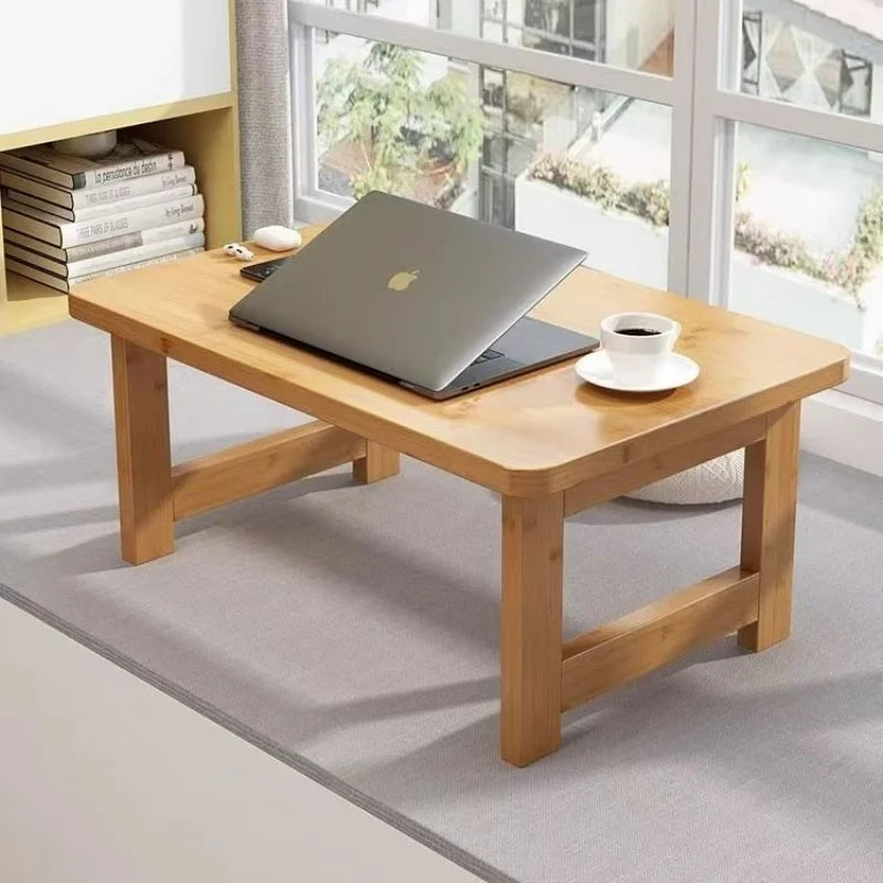 Japanese-style Tatami Table Coffee Table Household Bay Window Balcony Coffee Table Foldable Wooden Table Pratical New Arrival by HARMONYA STORE