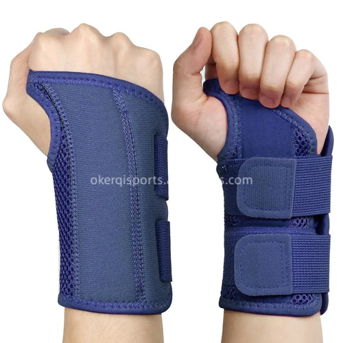 Adjustable Soft Wristbands Protector for Fitnes Gym Accessories Metal Wrist Splint Injury Pain Relief Carpal Tunnel Wrist Brace by HARMONYA STORE