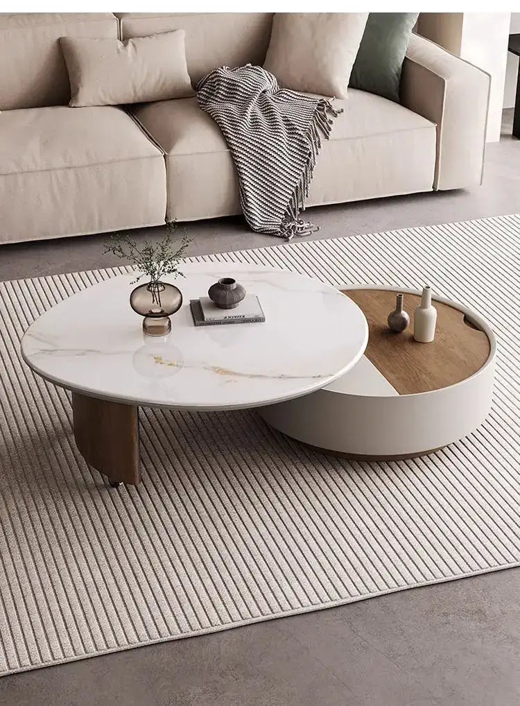 Frame Storage Coffee Table Modern Clear Organizer Ornaments Coffee Table Glam Aesthetic Tavolino Da Salotto Home Furniture by DSERS