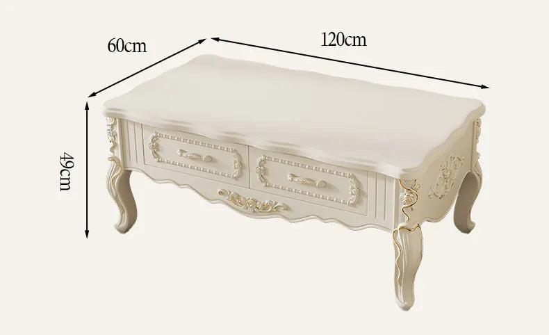 Home Light luxury modern simple 140cm coffee table 180cm TV cabinet combination set side tables tv stand living room furniture by HARMONYA STORE