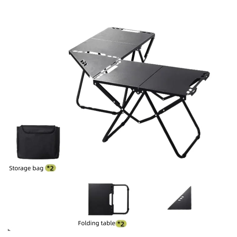 Outdoor Multifunctional IGT Tactical Table Portable Folding Table Can Be Raised And Lowered Picnic Table by HARMONYA STORE
