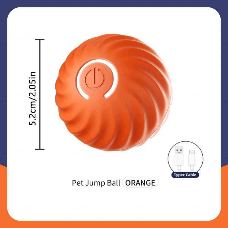 Smart Dog Toys Ball Electronic Interactive Pet Toy Moving Ball USB Automatic Moving Bouncing for Puppy Birthday gift Cat Product by HARMONYA STORE