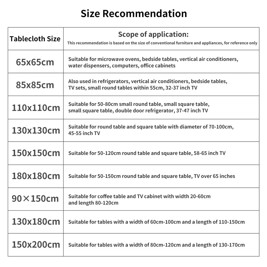 Plaid Tablecloth Table Cloth Desk Mat Dust-proof Dining Table Cloth Furniture Protector Picnic Mat Tapete Dressing Table Mat by HARMONYA STORE