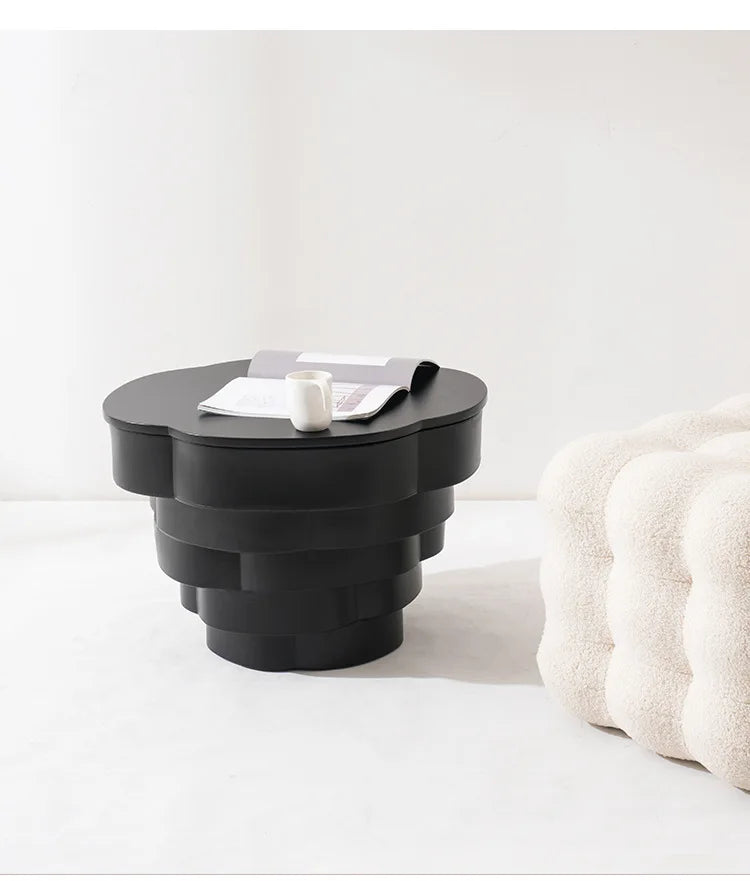 Tableau Artistic Round Side Table, Ideal For Study Or Lounge Areas Table Contemporary Furniture Home Decor Table by HARMONYA STORE
