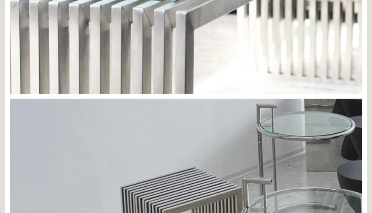 Modern Simple Stainless Steel Side Table Baohaus Medieval Living Room Metal Coffee Table Cafe Small Long Table by HARMONYA STORE