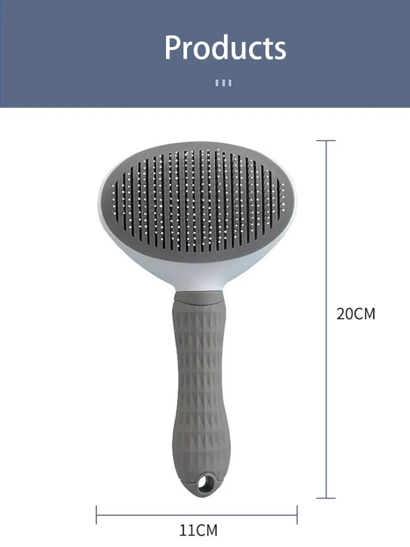 Pet Dog Hair Brush Cat Comb Pet Hair Remover Brush for Dogs Cats Puppy Kitten Grooming Tools Dogs Accessories Pet Supplies by HARMONYA STORE