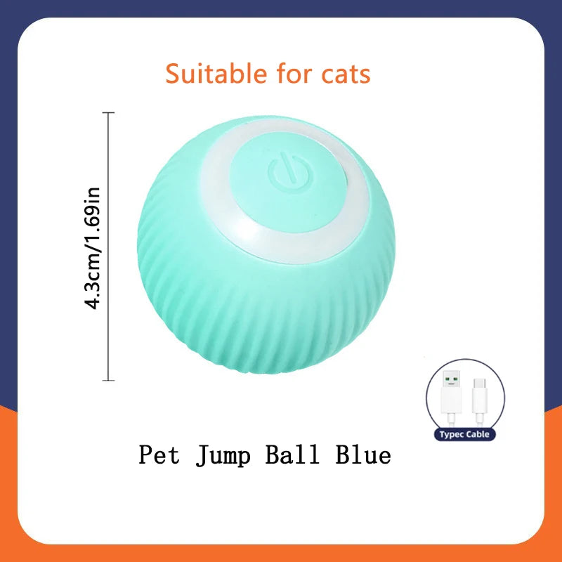 Smart Dog Toys Ball Electronic Interactive Pet Toy Moving Ball USB Automatic Moving Bouncing for Puppy Birthday gift Cat Product by HARMONYA STORE