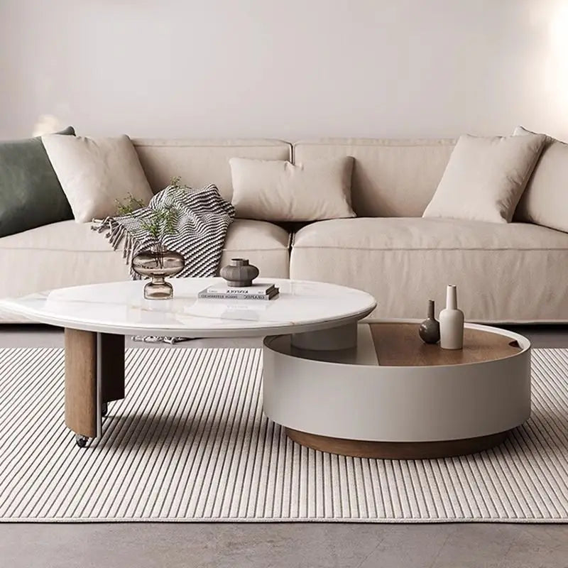 Frame Storage Coffee Table Modern Clear Organizer Ornaments Coffee Table Glam Aesthetic Tavolino Da Salotto Home Furniture by HARMONYA STORE