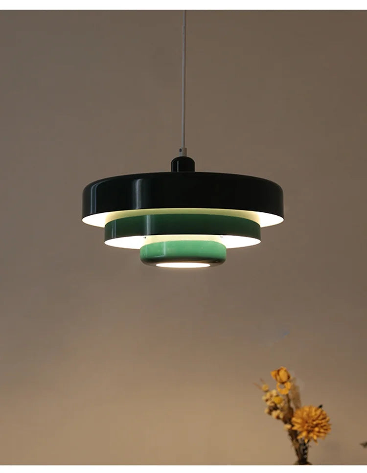 Medieval Retro Orange Pendant Lamp Dining Room Restaurant Home Decor LED Ceiling Chandelier Lighting for Cafe Bar Hanging Lights by HARMONYA STORE