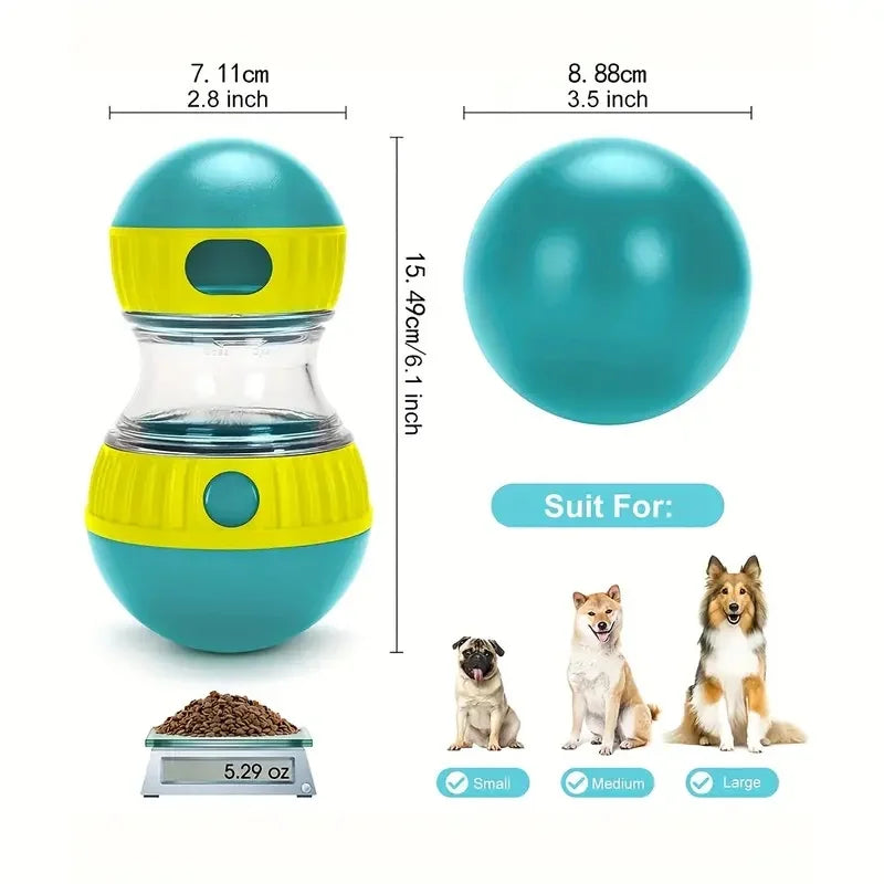 Interactive dog snack dispenser toy, suitable for all types of slow feeders, plastic pet toys, bringing fun and healthy eating by HARMONYA STORE