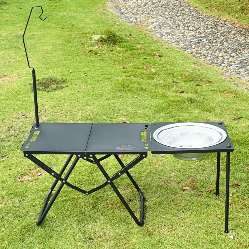 Outdoor Multifunctional IGT Tactical Table Portable Folding Table Can Be Raised And Lowered Picnic Table by HARMONYA STORE