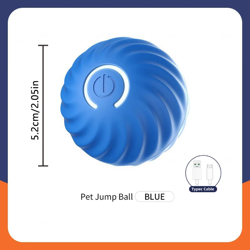 Smart Dog Toys Ball Electronic Interactive Pet Toy Moving Ball USB Automatic Moving Bouncing for Puppy Birthday gift Cat Product by HARMONYA STORE