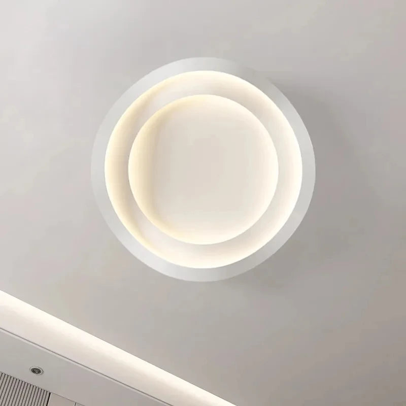 Nordic Bedroom LED Ceiling Lights Home Modern Style Indoor Master Bedroom Lustre Circular Brief Home Decorate Lighting Fixtures by HARMONYA STORE