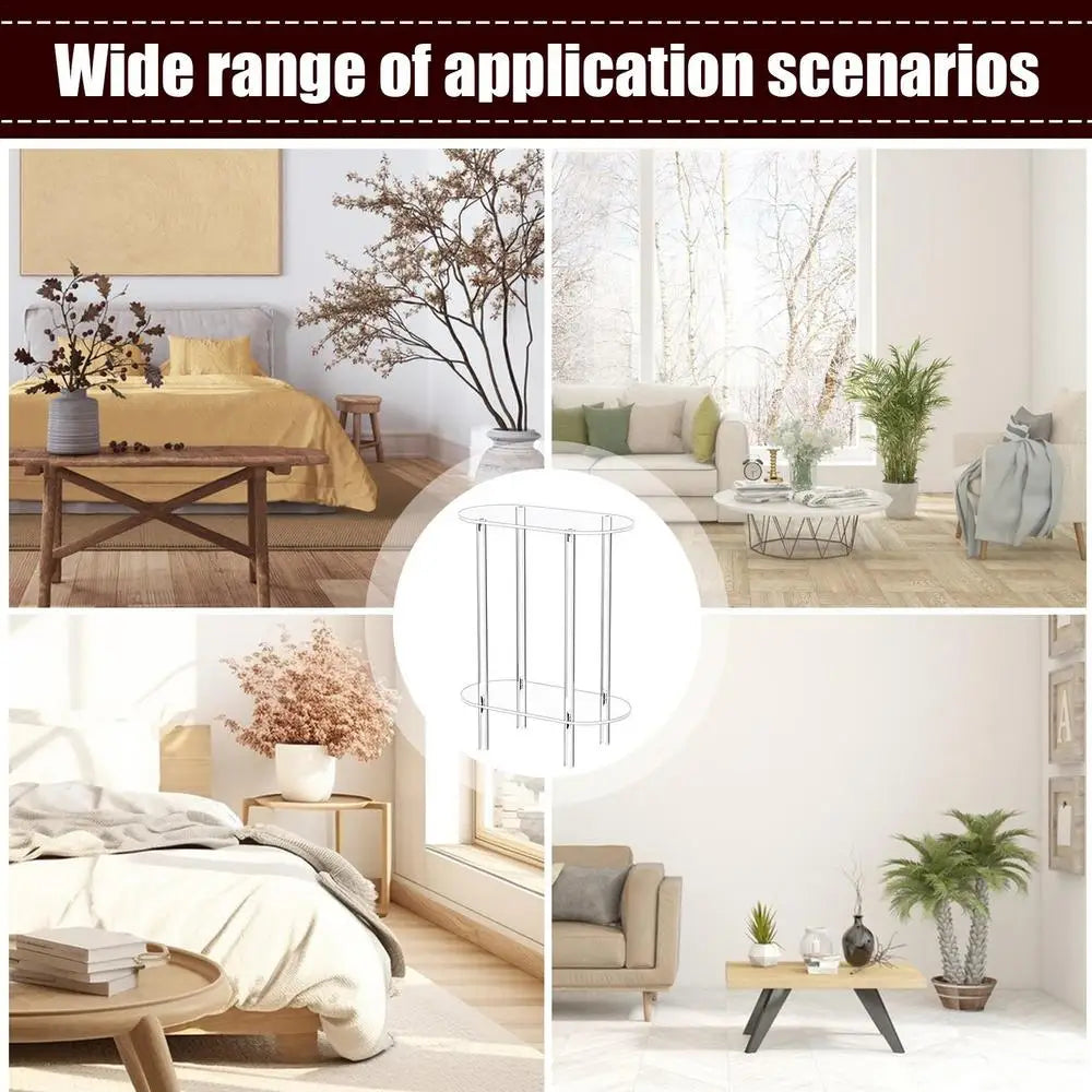 Sofa Table Side Transparent Tea Tables Auxiliary Table Acrylic Storage Cabinet Nightstands Acrylic Coffee Table For Home Decor by HARMONYA STORE