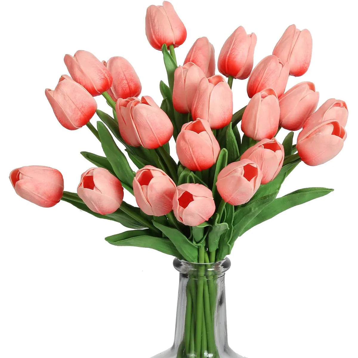 10Pcs Artificial Flower Realistic Touch Tulip Scrapbooking Vase Home Decor Wedding Garden Arch Garland Mother's Day Bouquet diy by HARMONYA STORE