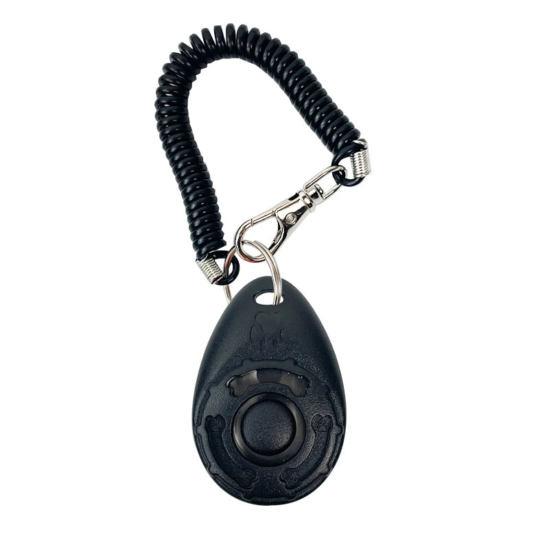 Dog Training Clicker Pet Cat Dog Click Trainer Various Style Aid Adjustable WristStrap Sound Key Chain Dog Repeller Pet Product by HARMONYA STORE