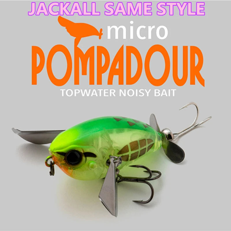 luretv Japanese JACKALL SAME STYLE MICRO POMPADOUR Small Water Cicada 6.5g by HARMONYA STORE
