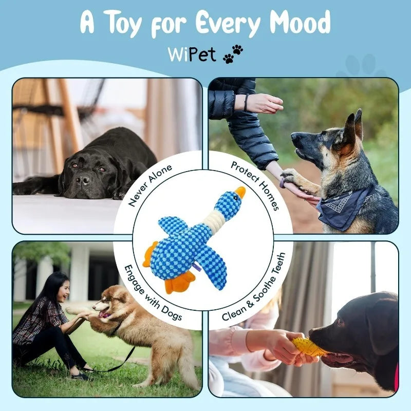 Cat Dog Toys for Aggressive Chewers Cats Dogs,Chew Squeak Toy Cats Dogs Interactive Plush Doll Pet Products by HARMONYA STORE