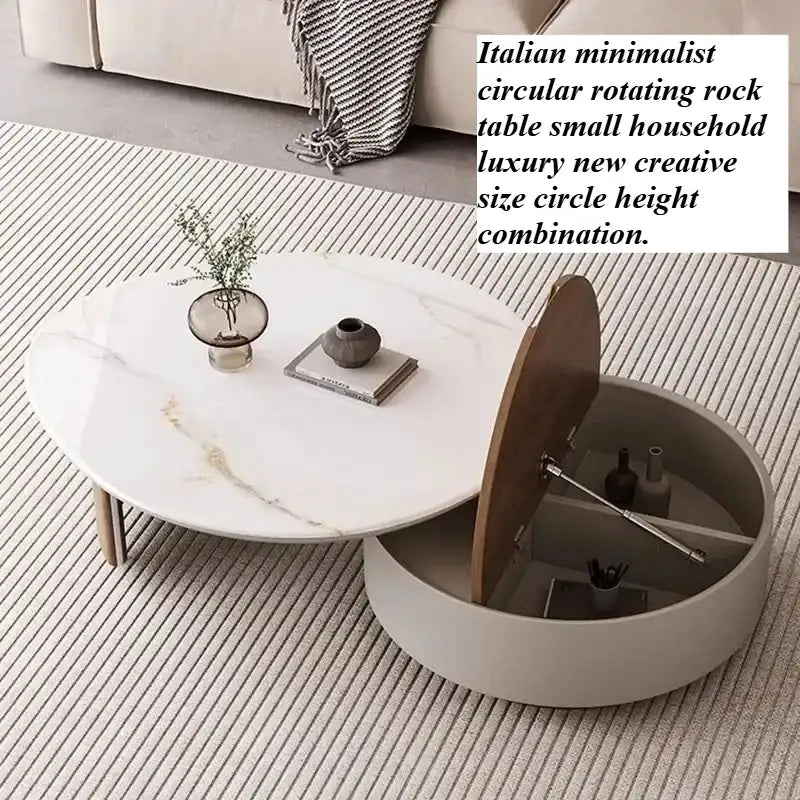 Frame Storage Coffee Table Modern Clear Organizer Ornaments Coffee Table Glam Aesthetic Tavolino Da Salotto Home Furniture by DSERS