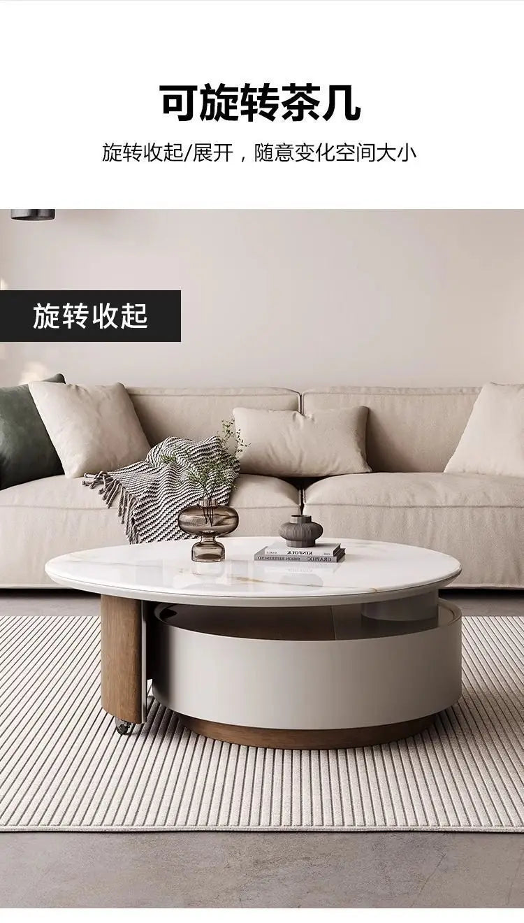 Frame Storage Coffee Table Modern Clear Organizer Ornaments Coffee Table Glam Aesthetic Tavolino Da Salotto Home Furniture by HARMONYA STORE