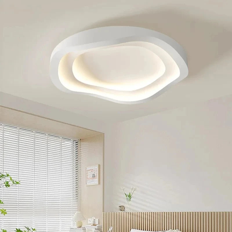 Nordic Bedroom LED Ceiling Lights Home Modern Style Indoor Master Bedroom Lustre Circular Brief Home Decorate Lighting Fixtures by HARMONYA STORE