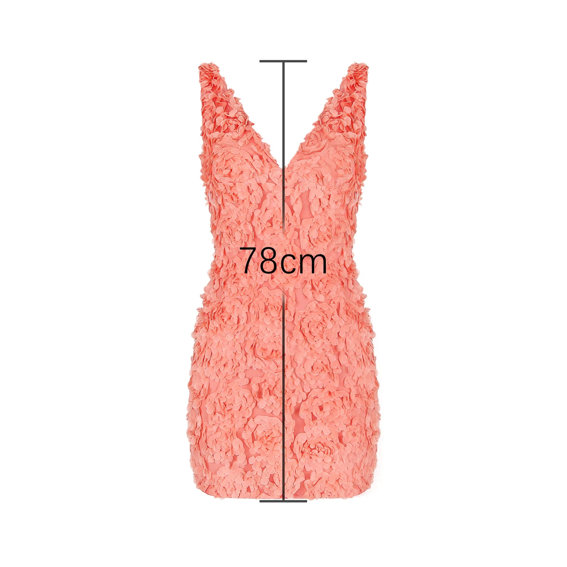 Suninheart Summer Floral Applique Mini Dress Sexy 2024 New Arrivals Orange V Neck Bodycon Party Dresses Satin Birthday Dress by HARMONYA STORE