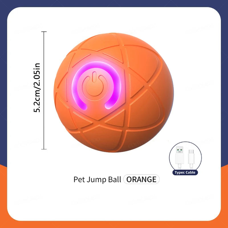 Smart Dog Toys Ball Electronic Interactive Pet Toy Moving Ball USB Automatic Moving Bouncing for Puppy Birthday gift Cat Product by HARMONYA STORE
