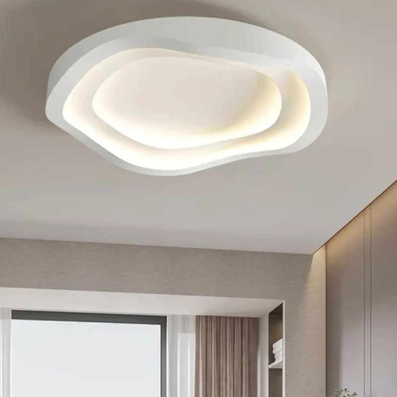 Nordic Bedroom LED Ceiling Lights Home Modern Style Indoor Master Bedroom Lustre Circular Brief Home Decorate Lighting Fixtures by HARMONYA STORE