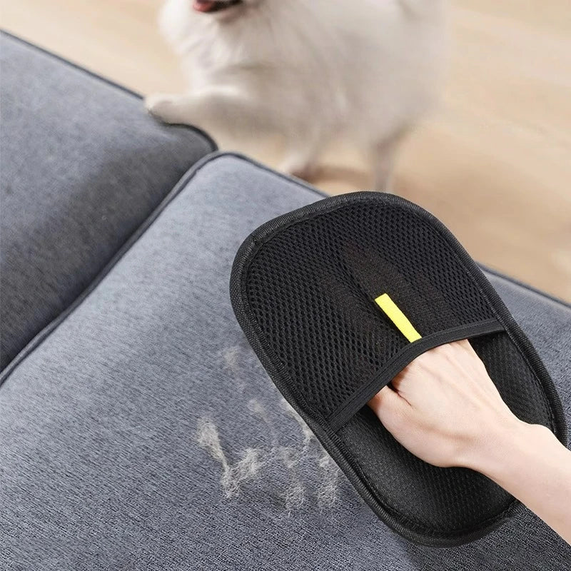 Pet Hair Remover Portable Washable Clothes Hair Dehairing Gloves Pet Cleaning Products Pet Accessories by HARMONYA STORE