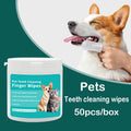 Pet cleaning products Disposable finger toothbrush Pet teeth cleaning finger covers wet wipes Dog and cat oral cleaning by HARMONYA STORE