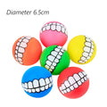 1pcs Diameter 6cm Squeaky Pet Dog Ball Toys for Small Dogs Rubber Chew Puppy Toy Dog Stuff Dogs Toys Pets brinquedo cachorro by HARMONYA STORE