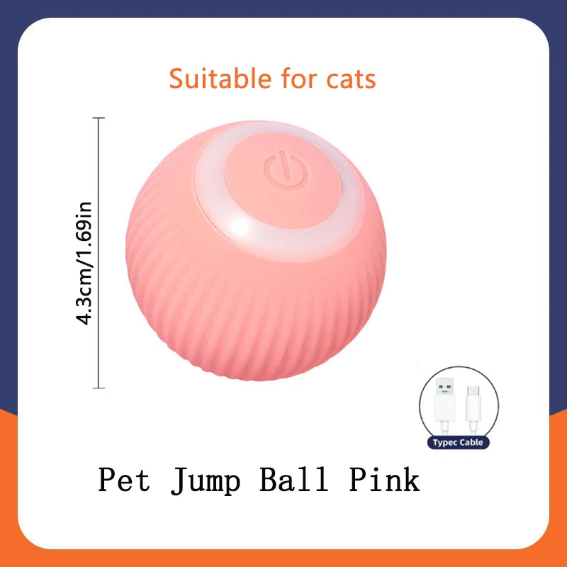 Smart Dog Toys Ball Electronic Interactive Pet Toy Moving Ball USB Automatic Moving Bouncing for Puppy Birthday gift Cat Product by HARMONYA STORE